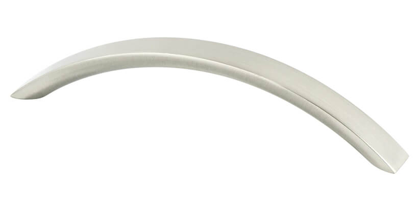 Flat Arch 128mm CC Brushed Nickel Pull
